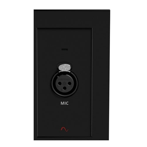 Episode EA-COM-WP-MIC-BL Business Music Microphone / XLR Input Wall Plate Accessory