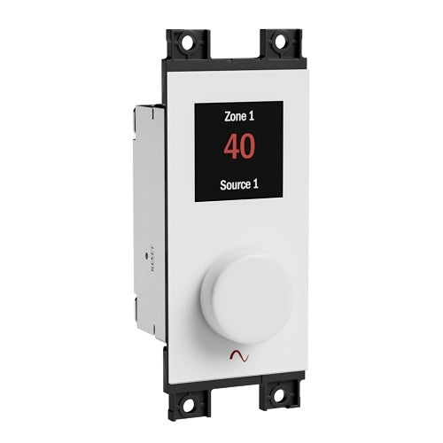 Episode EA-COM-WP-ZONE-WH Zone / Source Controller Wall Plate for Episode Business Music DSPs