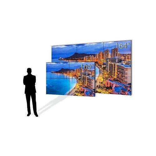 Planar 998-1781-00 Video Wall, 164-Inch 3x3 Tiled 6K LCD, Complete VM Model VMC55LXU9
