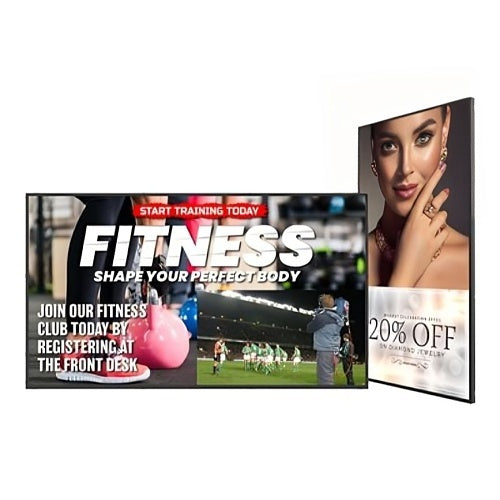 Planar 998-2655-01 ULTRARES P Series URP85 Digital Signage Display, 85" 4K LCD Display with Multi-Source Viewing