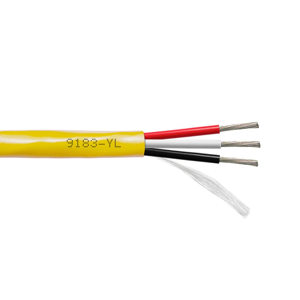 Provo Multi-Conductor 18-3c STR TC UNSH 105° C CSA FT4 UL RoHS – Yellow JKT
