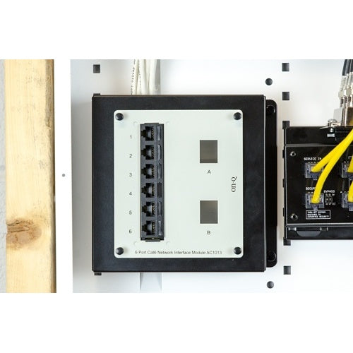 On-Q AC1012 CAT5e Network Interface Module, 6-Port