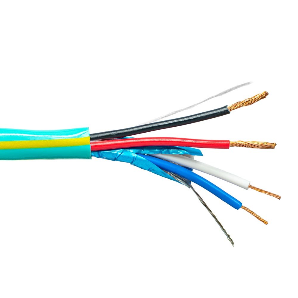 Provo Home Control 22-2c Low Cap STR BC FL SH + 18-2c STR BC UNSH CSA CMP FT6 UL RoHS – Green w/Yellow Stripe JKT