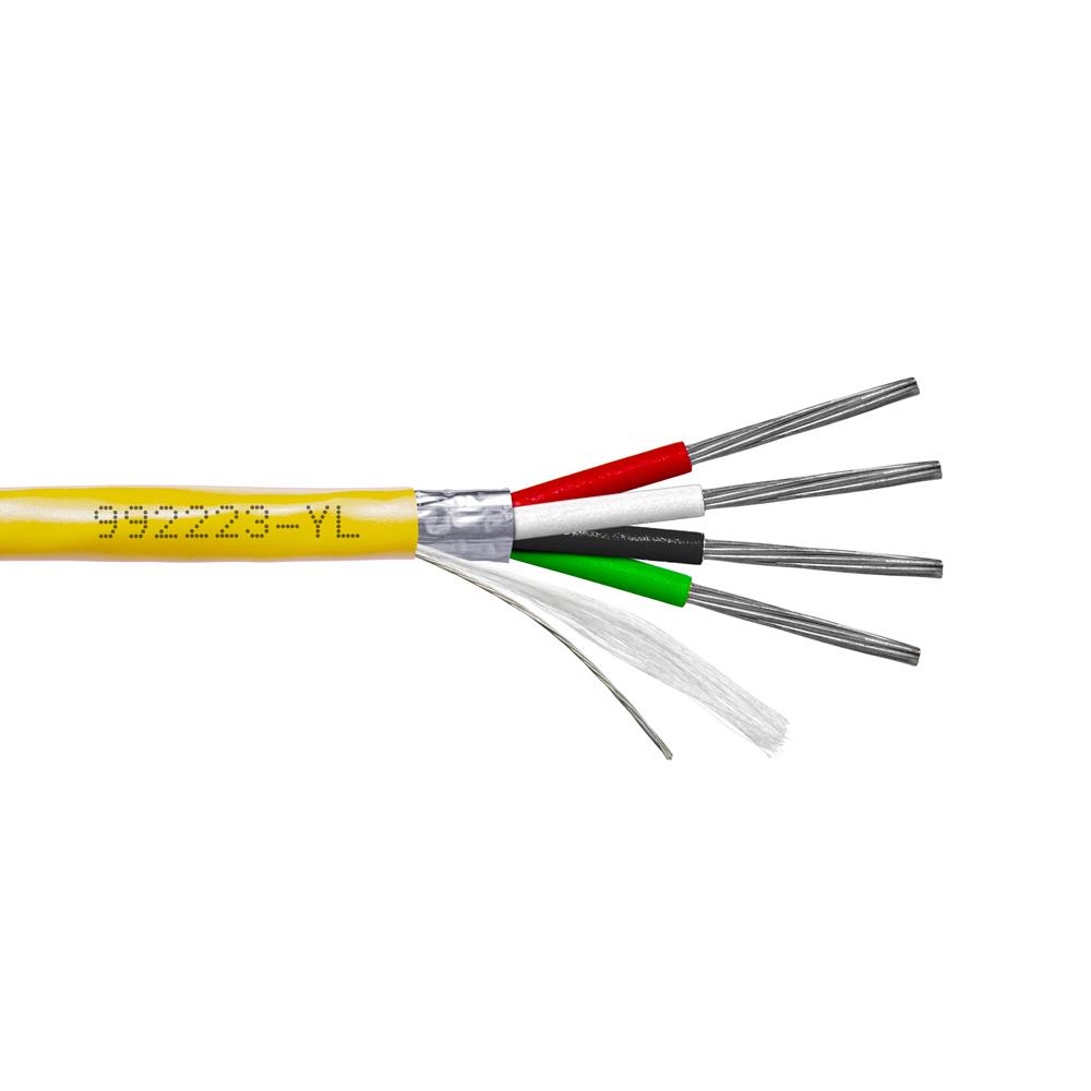 Provo Plenum Multi-Conductor 22-4c STR TC FL SH CMP CSA FT6 RoHS – Yellow JKT