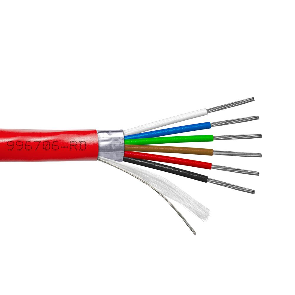 Provo Plenum Multi-Conductor 22-6c STR TC FL SH CMP CSA FT6 RoHS – Red JKT