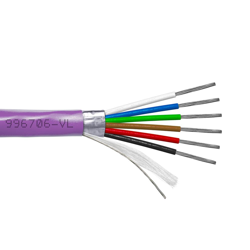 Provo Plenum Multi-Conductor 22-6c STR TC FL SH CMP CSA FT6 RoHS – Violet JKT