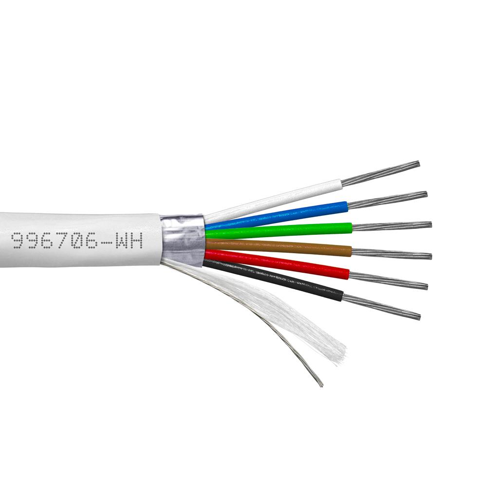 Provo Plenum Multi-Conductor 22-6c STR TC FL SH CMP CSA FT6 RoHS – White JKT