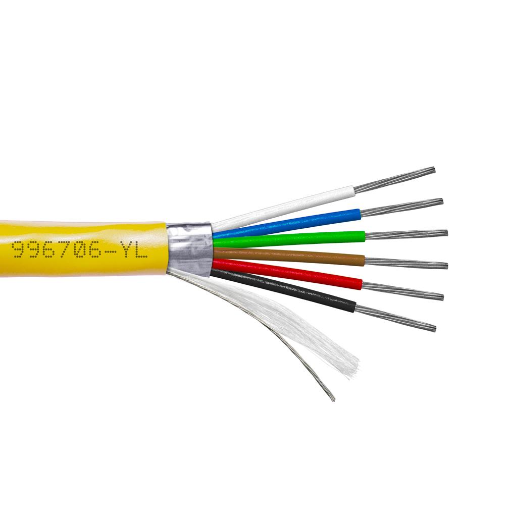 Provo Plenum Multi-Conductor 22-6c STR TC FL SH CMP CSA FT6 RoHS – Yellow JKT