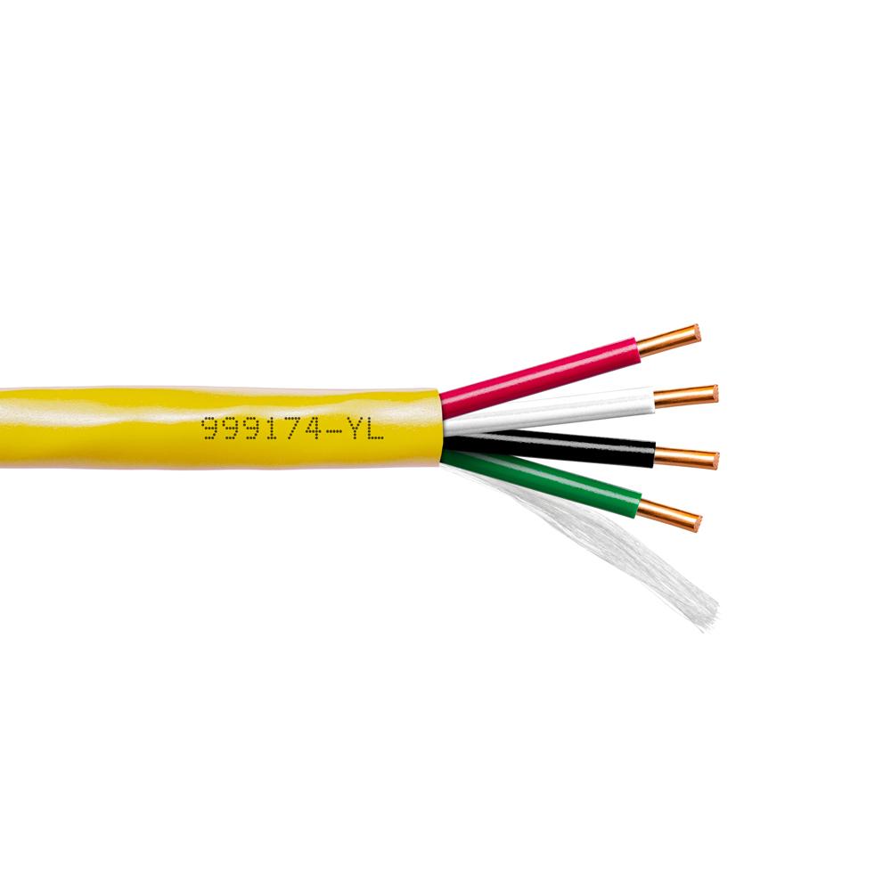 Provo Plenum Multi-Conductor 18-4c SOL BC UNSH CMP CSA FT6 RoHS – Yellow JKT