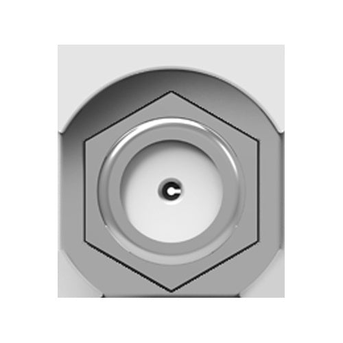 Pass & Seymour ACNRFCW1 Recessed F-Connector Keystone Insert, White