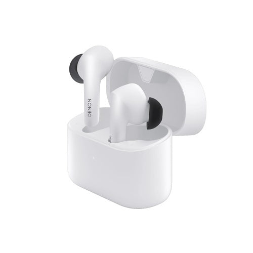 Denon AHC630WT True Wireless Headphones with Built-in Mic, In-Ear, White