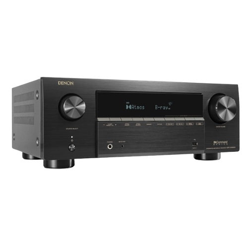 Denon AVRX2900H AV Receiver Powered by HEOS with Dolby Atmos, 95W, 8K, Black