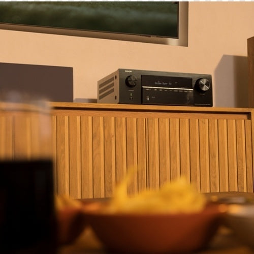 Denon AVRX2900H AV Receiver Powered by HEOS with Dolby Atmos, 95W, 8K, Black