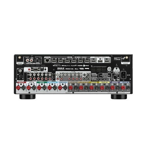 Denon AVR-X3800H 9.4 Channel 105W 8K AV Receiver with HEOS Built-in, Black