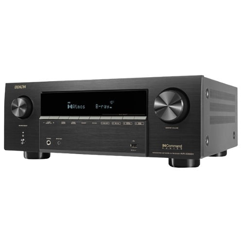 Denon AVRX3900H AV Receiver Powered by HEOS with Dolby Atmos, 105W, 8K, Black