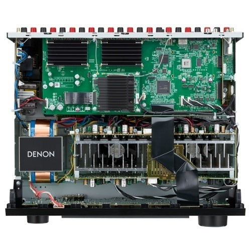 Denon AVRX3900H AV Receiver Powered by HEOS with Dolby Atmos, 105W, 8K, Black