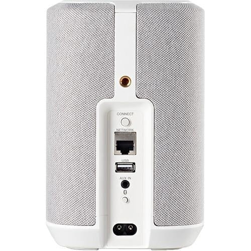 Denon DEHOME150NVWT Compact Speaker Powered by HEOS, Dynamic Sound, White