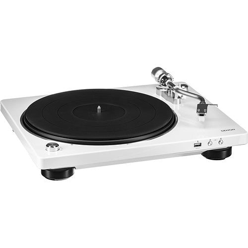 Denon DP450USBWT Hi-Fi Turntable with USB, White