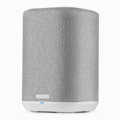 Denon HOME 150 WHITE Compact Smart Speaker with HEOS Built-in, Wi-Fi and Bluetooth, White