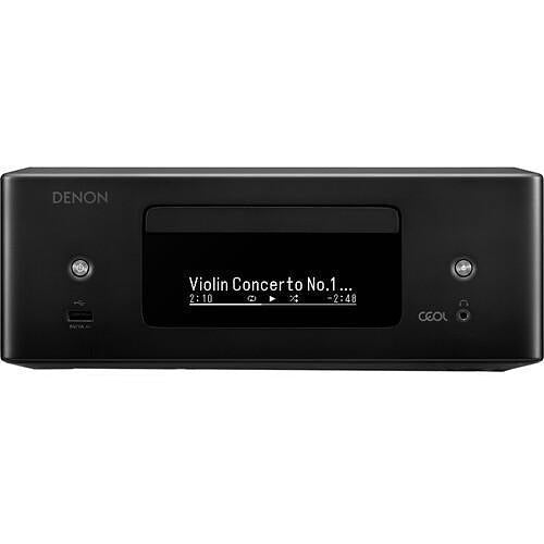 Denon RCD-N12 2-Channel Compact Stereo Receiver with Built-in CD Player, Tuner, Bluetooth, Apple AirPlay 2, and HEOS Streaming