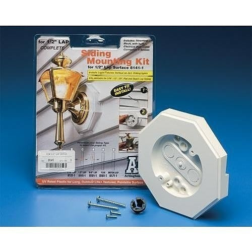 Arlington 8131 Siding Mounting Kits with Built-in Box