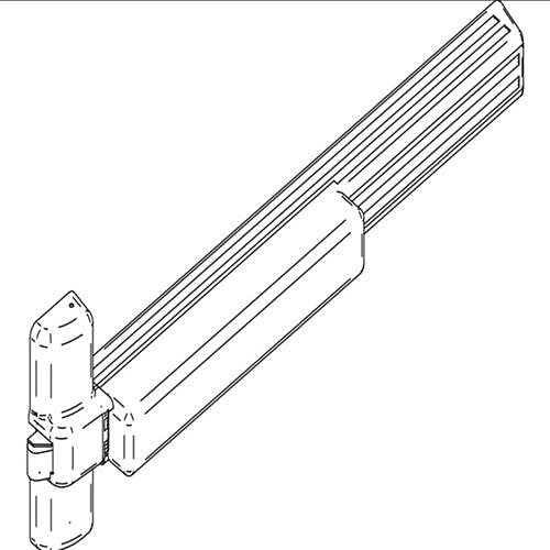 SALTO PBF110045IM Rim Panic Bar, Stainless Steel