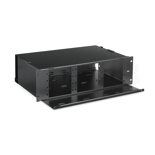 Hubbell FTR3U12SP 3 Across Rack Mount Enclosure