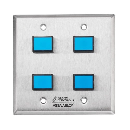 Alarm Controls CP-28CGV1 DGSS Plate with 8 Green 12VDC LED Indicators