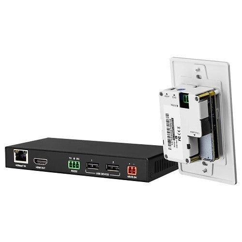 AVPro Edge AC-CXWP-LPDHU-KIT ConferX Low-Profile HDMI/USB-C Wall Plate Transmitter via HDBaseT