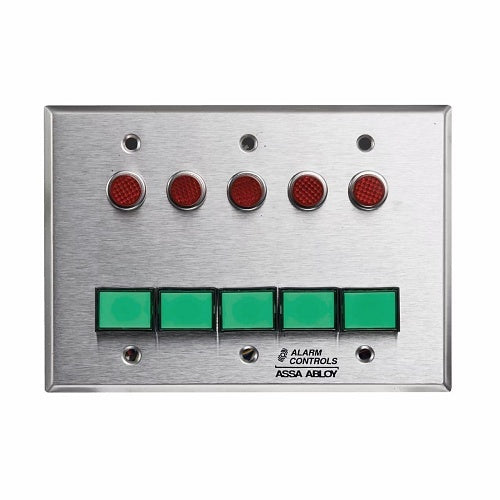 Alarm Controls SLP-5M DPDT Momentary Switch Monitoring, Control Station