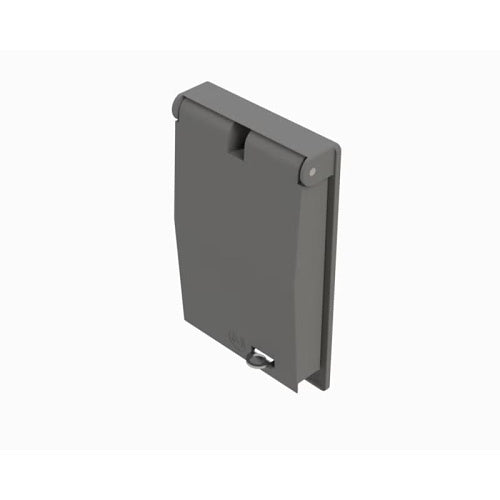 Alarm Controls WP-6 Weather Resistant Cover with Red and Green LEDs, Double \\"D\\" Hole for Medeco Lock Hole, Metal Cover