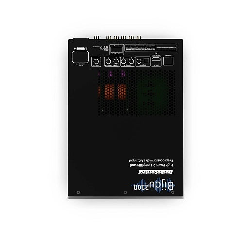 AudioControl ACP-BIJOU-2100 Bijou 2100 Compact 2-Channel Amplifier, 100 W per Channel, Class D, Black