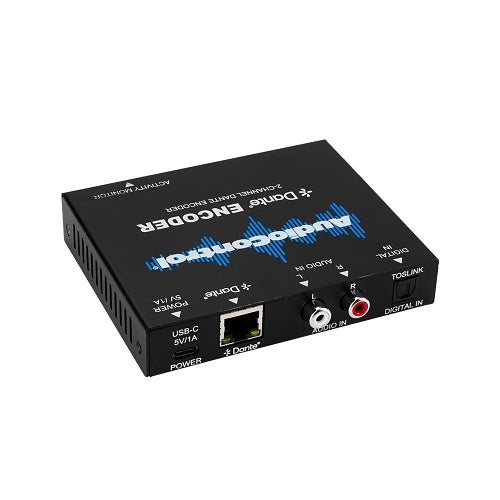 AudioControl ACP-DANTE-E-POE 2-Channel Analog Audio Input DANTE Encoder