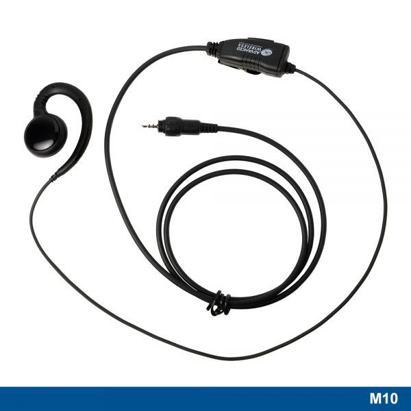 Reversible Ear Hook with In-line PTT Clip