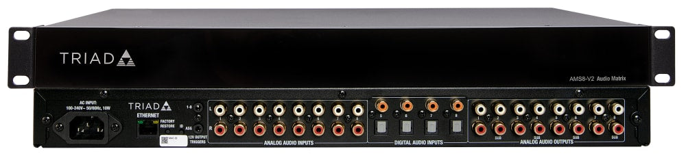 Triad 8-Source, 8-Zone Audio Matrix Switch V2