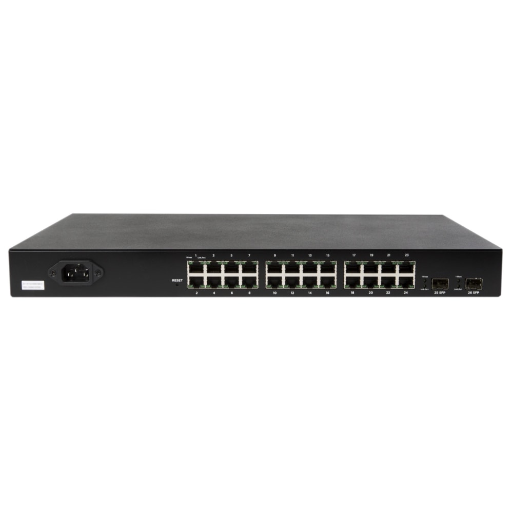 Araknis Networks® 220 Series Websmart Gigabit Switch with Partial PoE+ and Rear Ports
