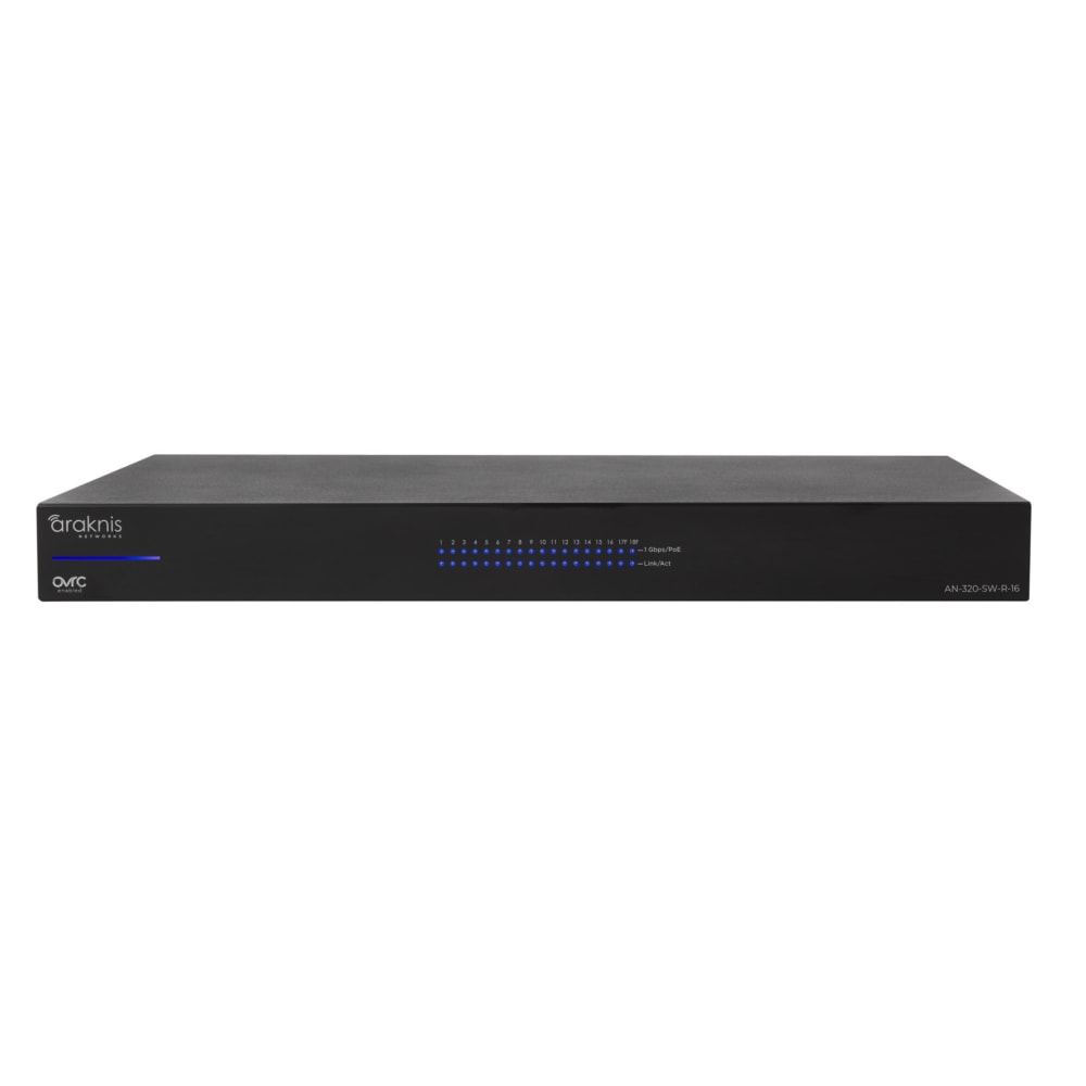 Araknis Networks® 320 Series L2 Managed Gigabit Switch | 16 Plus 2 Rear Ports