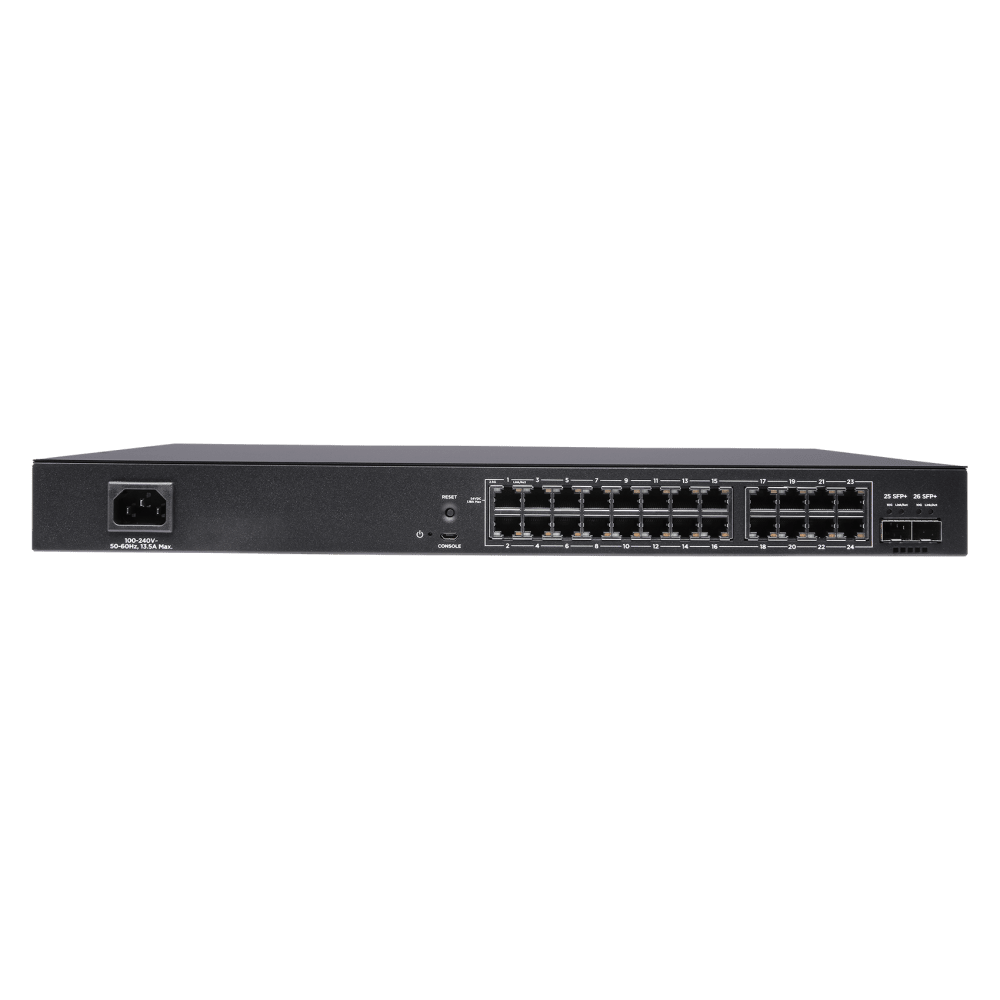Araknis Networks® 620 Series L3 Managed Multi-Gigabit PoE++ Switch | 24 + 2 SFP+ Rear Ports
