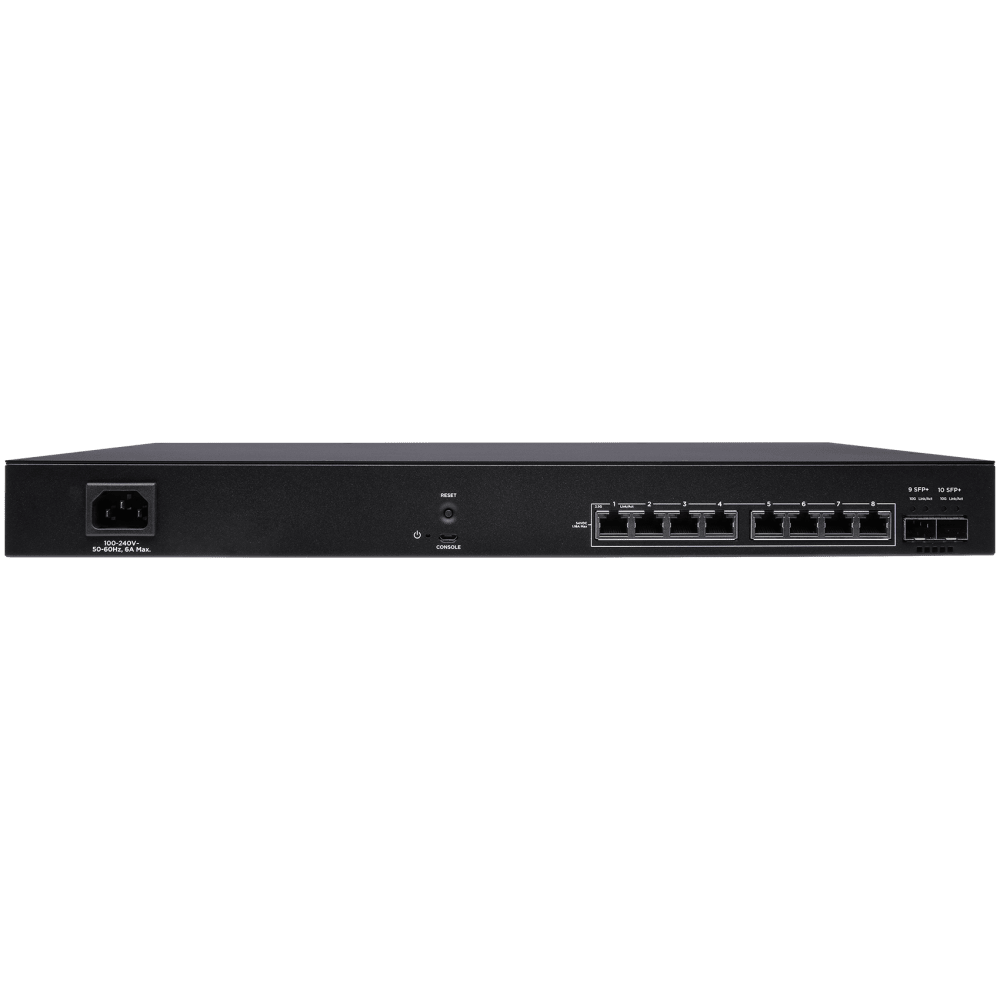 Araknis Networks® 620 Series L3 Managed Multi-Gigabit PoE++ Switch | 8 + 2 SFP+ Rear Ports
