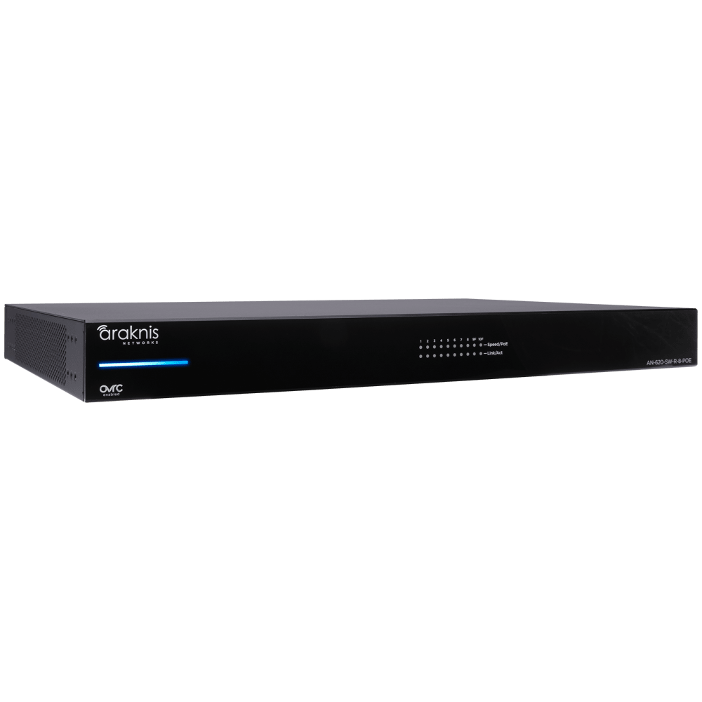 Araknis Networks® 620 Series L3 Managed Multi-Gigabit PoE++ Switch | 8 + 2 SFP+ Rear Ports