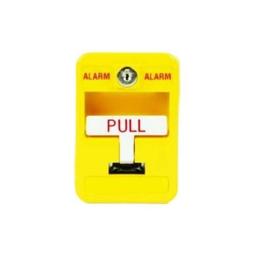 SigCom 880-0046-Y SPECTRUM Pull Station \\"ALARM\\" Label, Red Text, Yellow Label