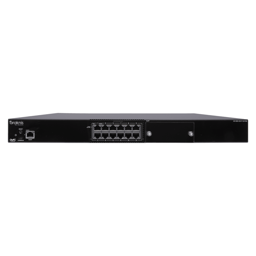 Araknis Networks® 920 Series L3 Managed 10G PoE++ Switch | 12 Front Ports