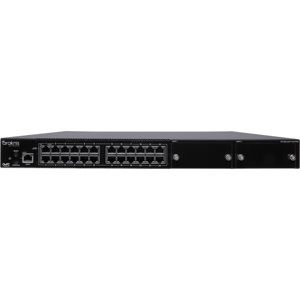 Araknis Networks® 920 Series L3 Managed 10G PoE++ Switch | 24 Front Ports