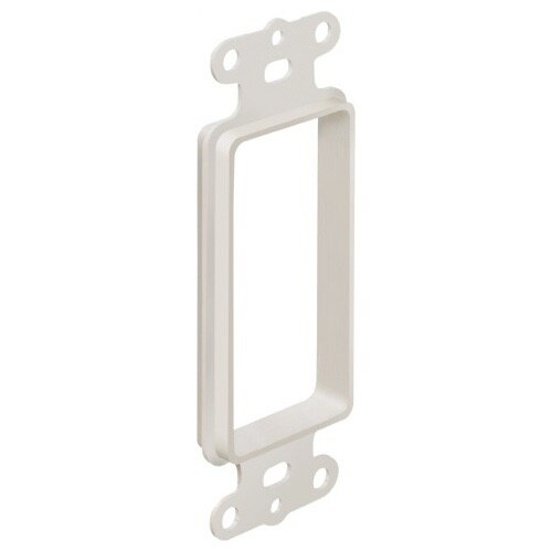 Arlington SCOOP and Cable Hood 1 Gang For Decora Wall Plates – White