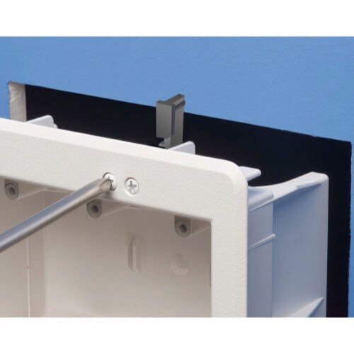 Arlington Triple Gang Recessed Device Box – White