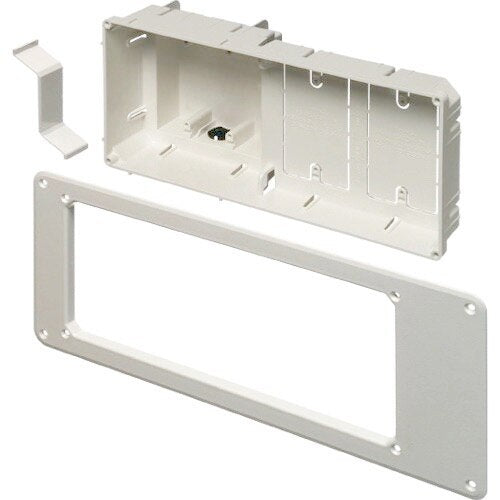Arlington 13\\" Wide Recessed 2Gang Device Box w/Two Built-In Mounts