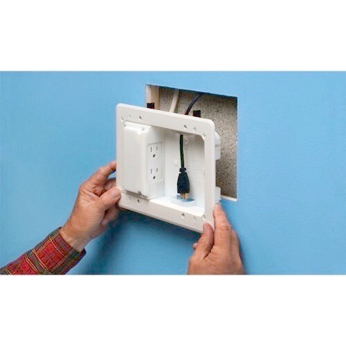 Arlington Low Profile 5\\" x 8\\" TV Box – Wall depths 3/4\\" +