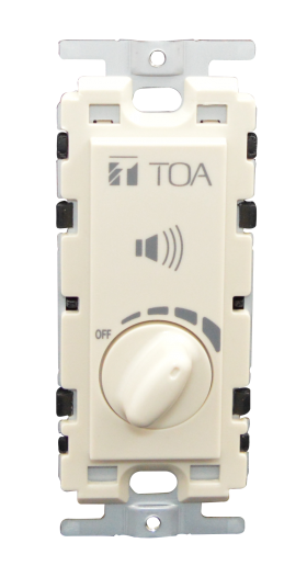 30W Flush-mounted wall attenuator volume control