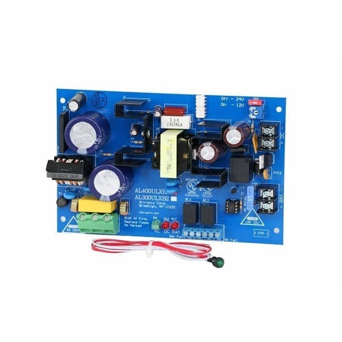 Altronix AL400RLB Power Supply / Charger with LED Cable Assembly, 12 or 24VDC at 4A, Board