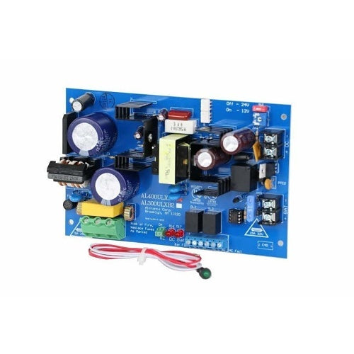 Altronix AL400RLB Power Supply / Charger with LED Cable Assembly, 12 or 24VDC at 4A, Board
